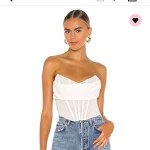 Hailee bustier top NWOT